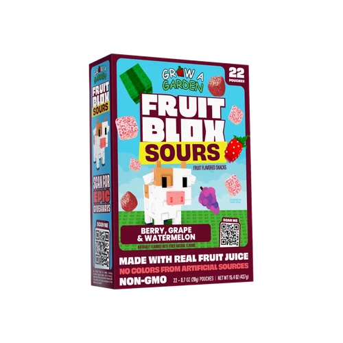 Grow a Garden FruitBlox Sours — Berry, Grape & Watermelon (22ct)