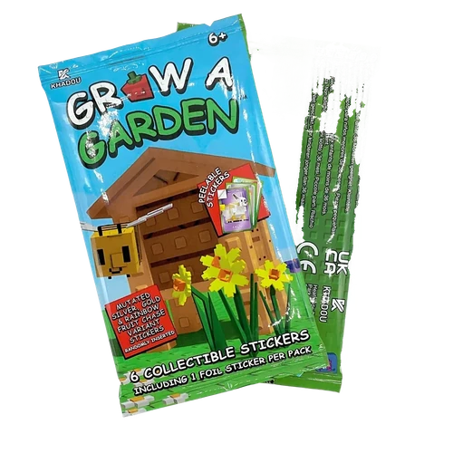 Grow a Garden Sticker Card Pack