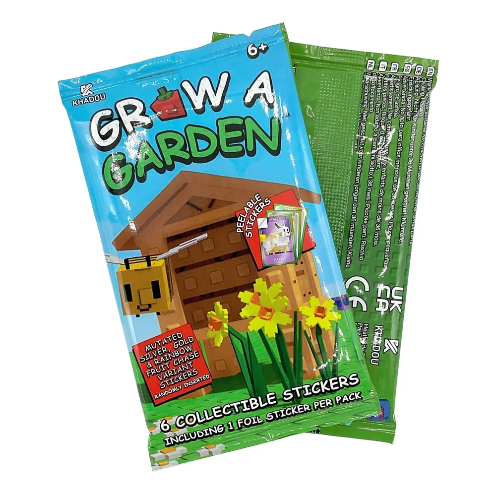 Grow a Garden Sticker Card Pack