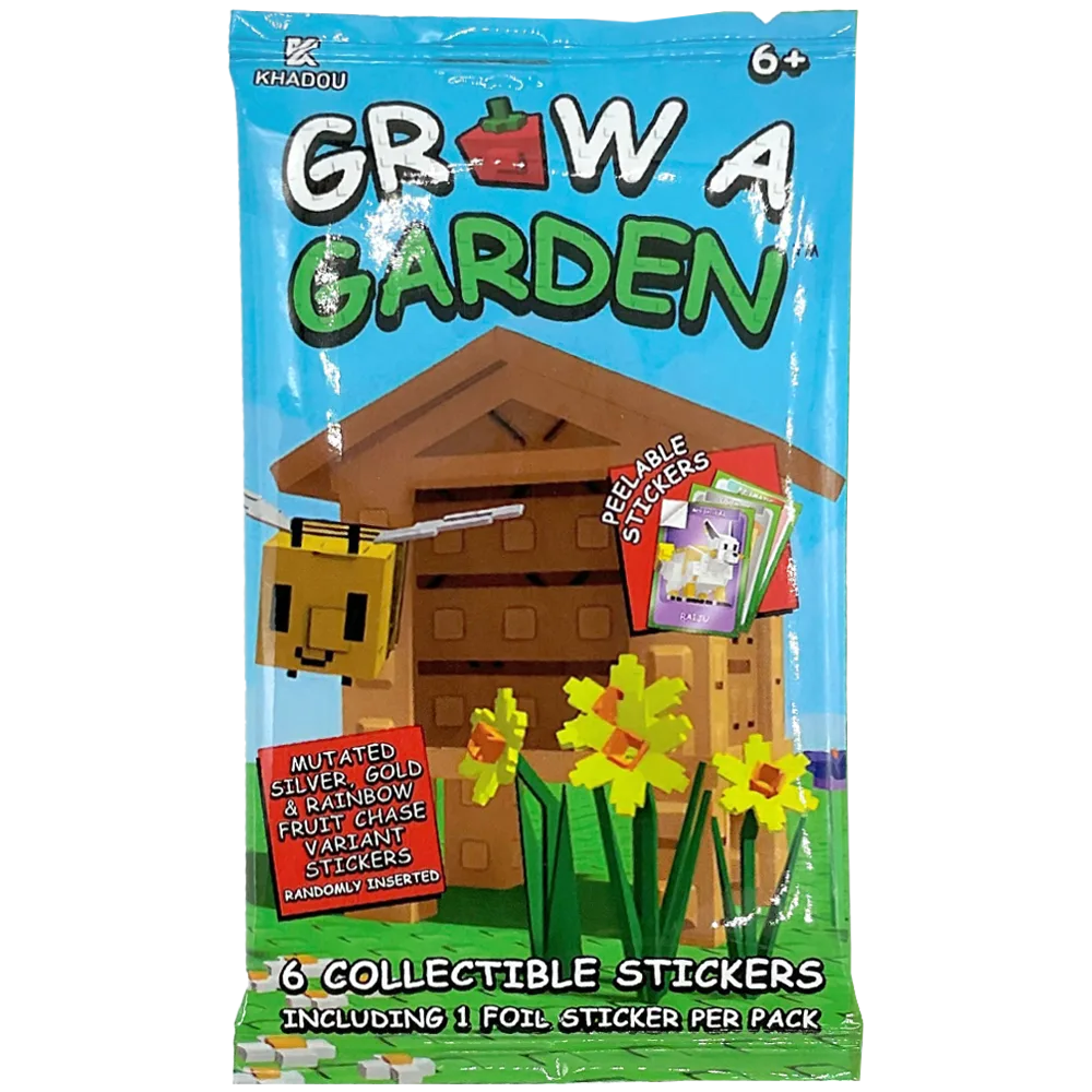 Grow a Garden Collectible Stickers — Pack of 6