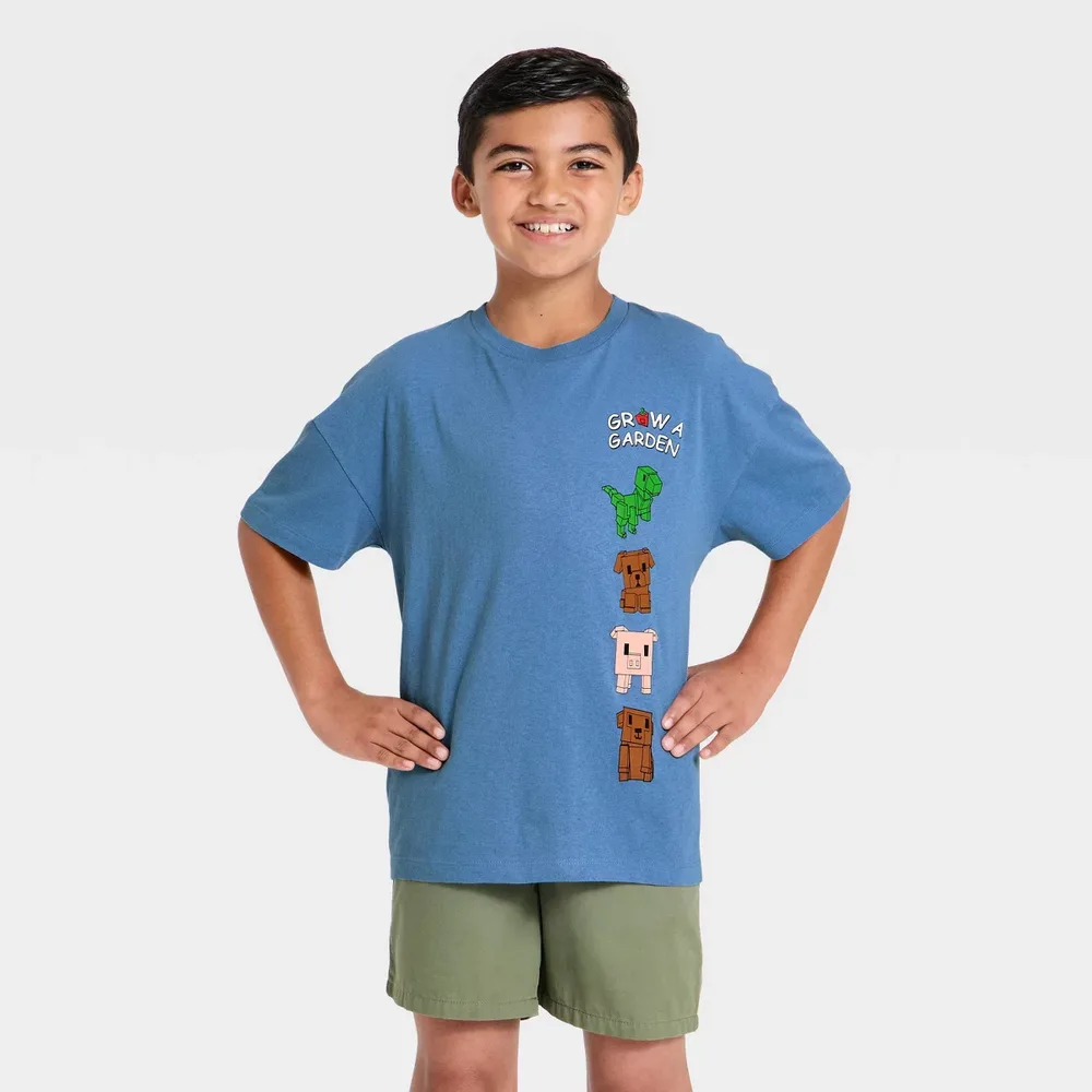 Grow a Garden Boys' Short Sleeve Graphic Tee