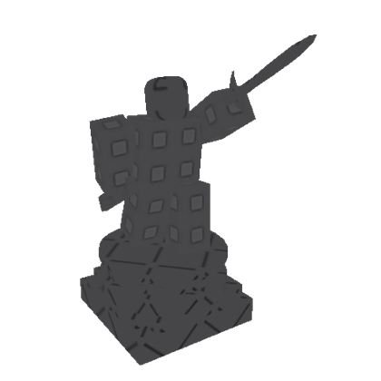 Cobblestone Hero Statue